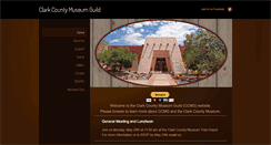 Desktop Screenshot of clarkcountymuseumguild.com